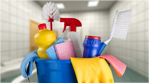 Local cleaners working in a Highbury residential property