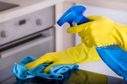 Detailed bathroom cleaning in a Highbury property