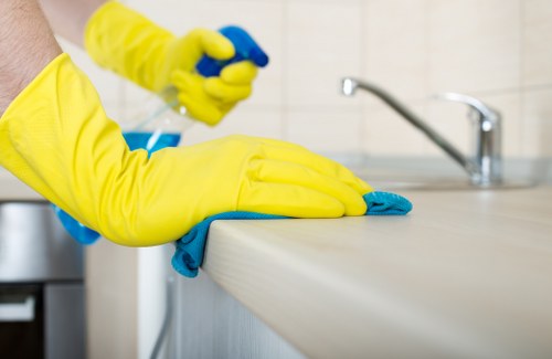 Highbury office cleaning service for desks, floors, and shared spaces