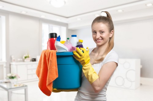 Local clearance team handling items from a flat in Highbury